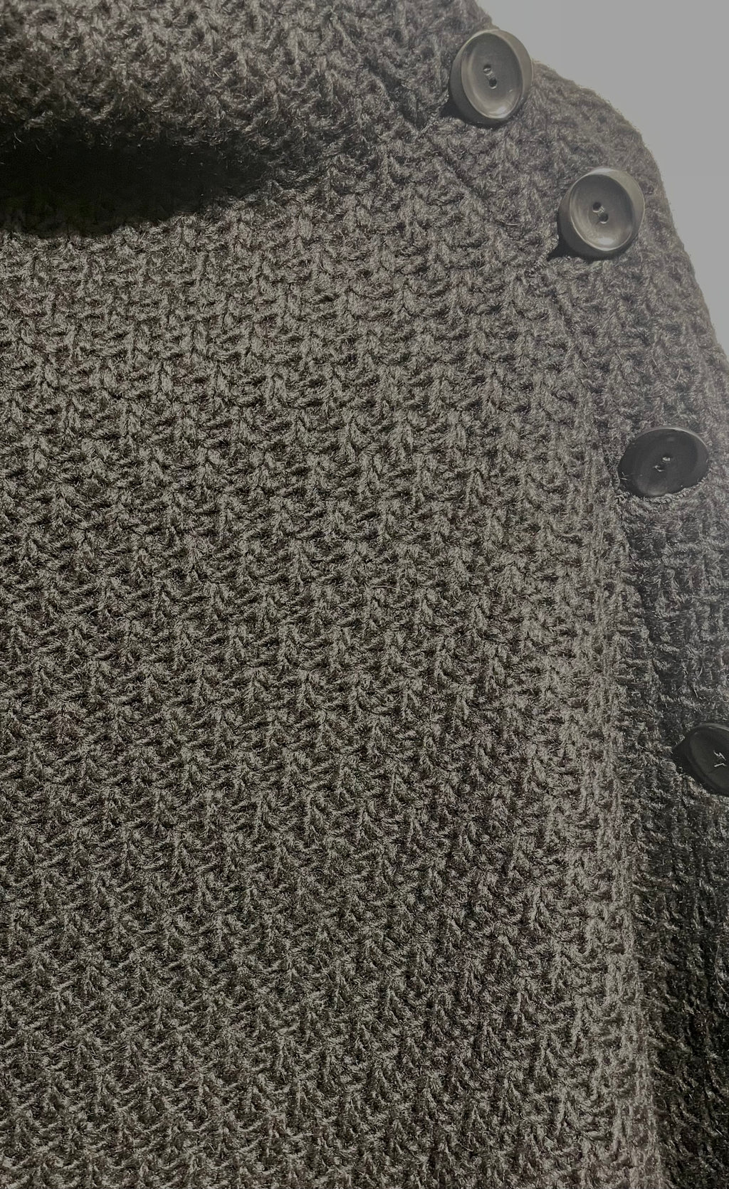 Asymmetrical Convertible Poncho/Vest