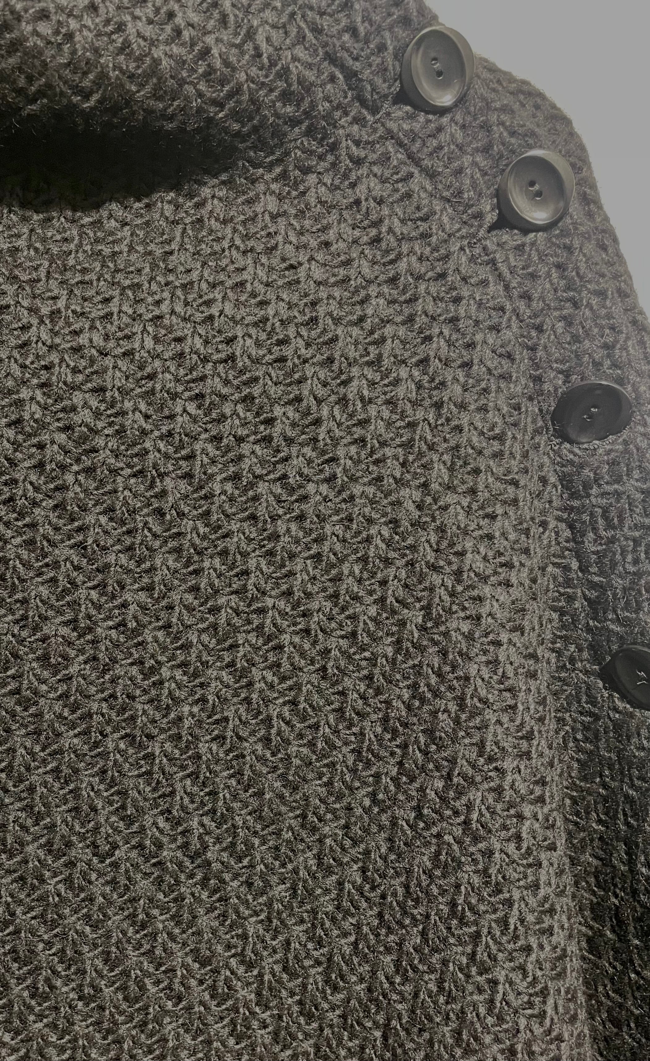 Asymmetrical Convertible Poncho/Vest