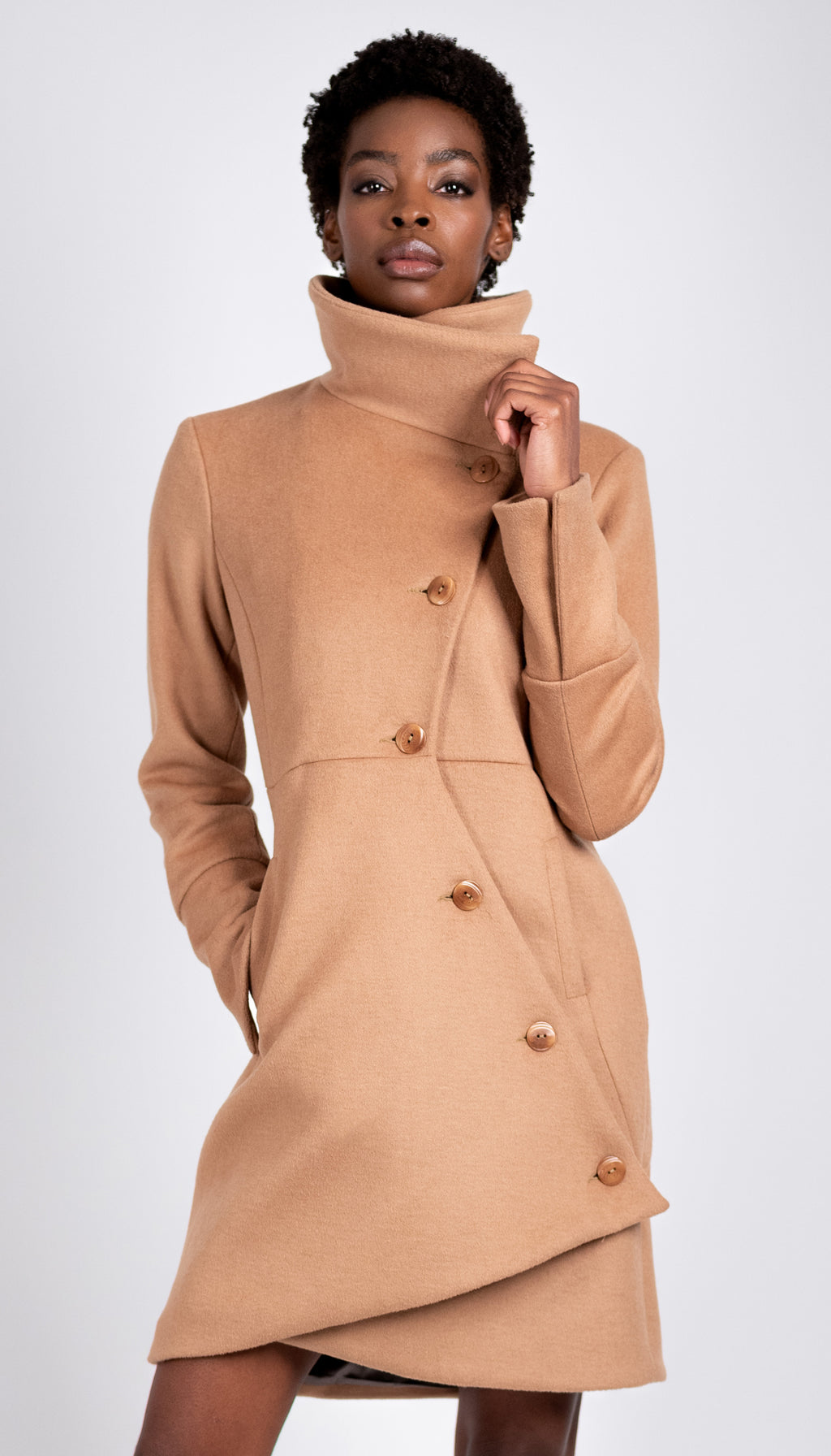 Swerve Coat / Camel