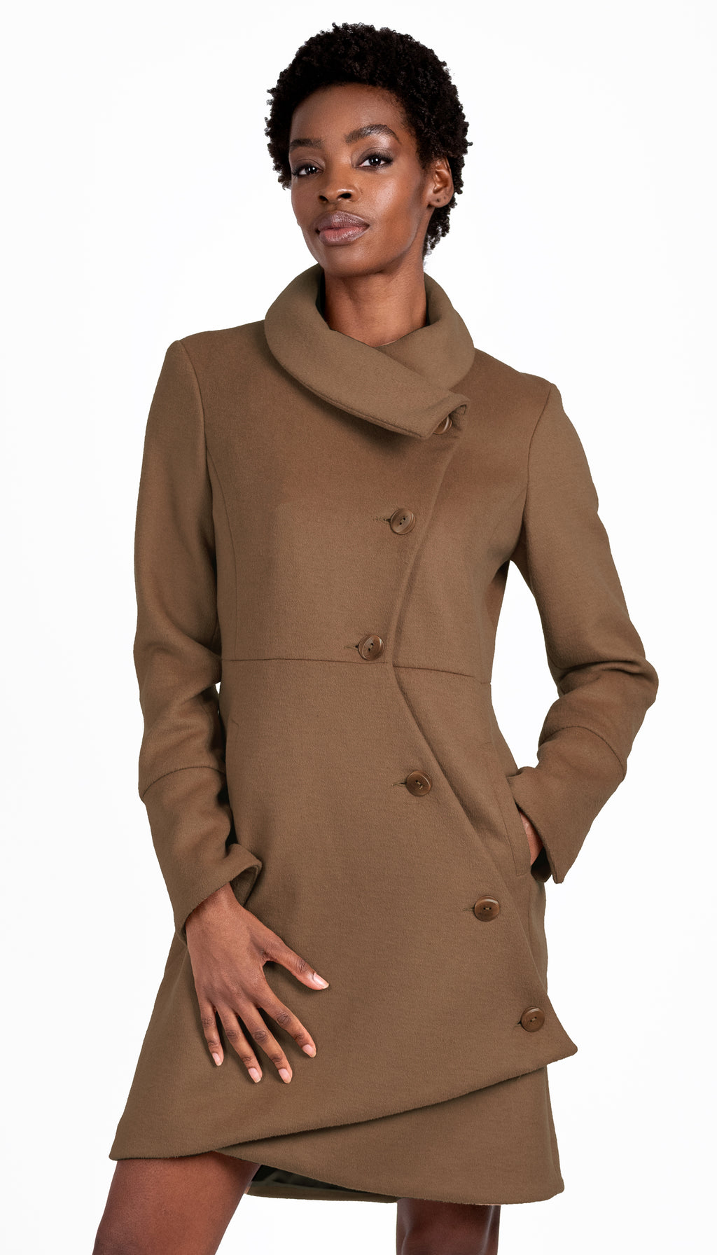 Classic Swerve Coat / Mocha