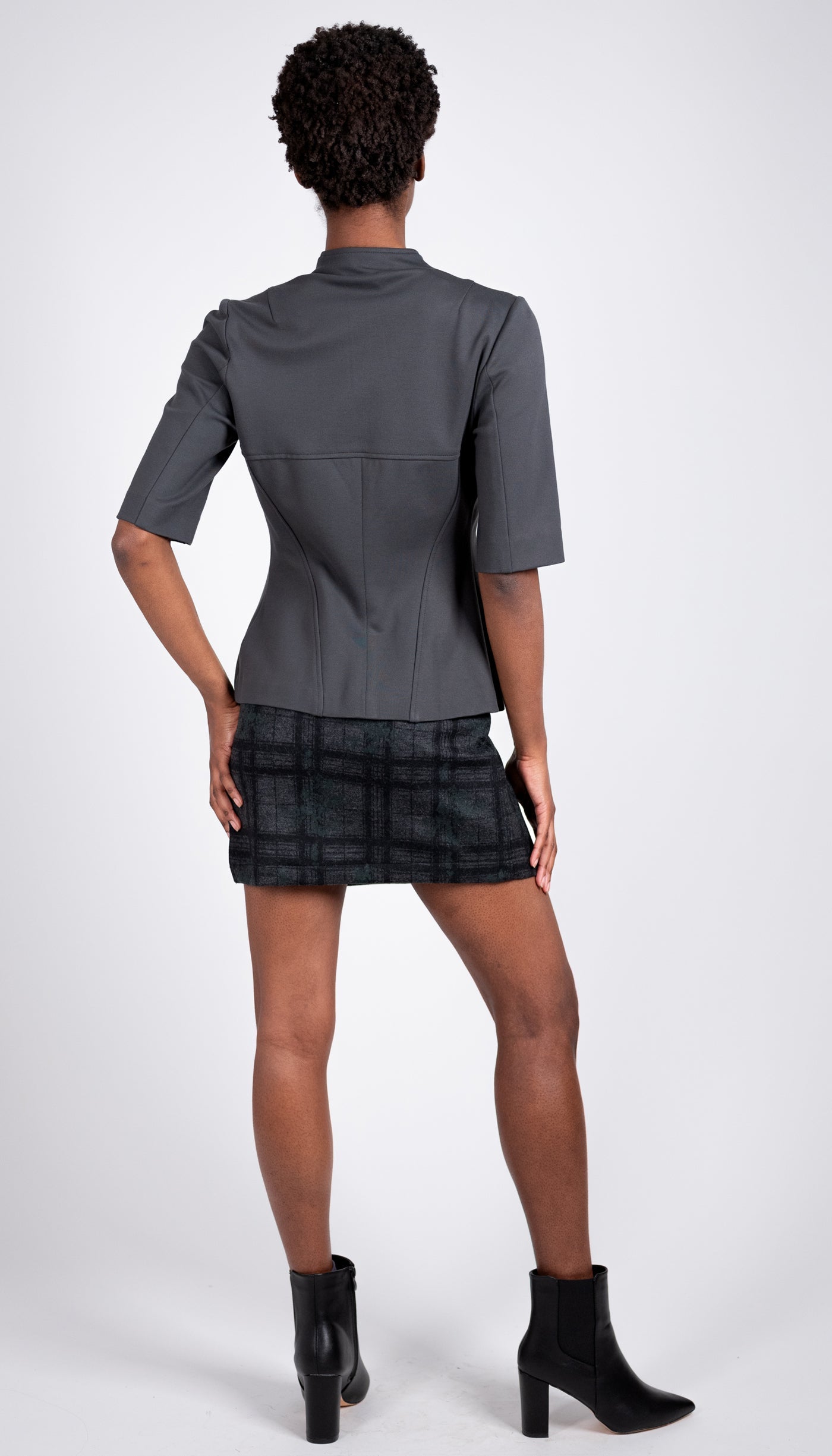 Minimal Blazer/ Ponte Knit