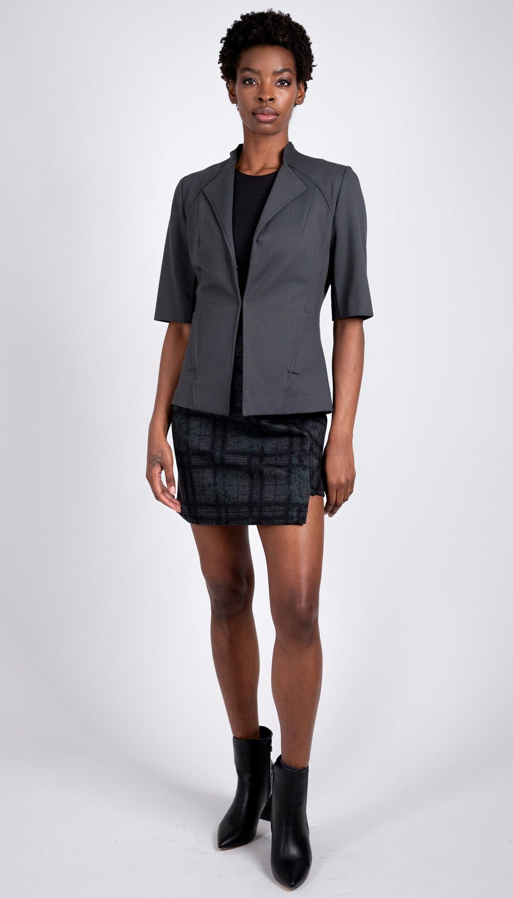 Minimal Blazer/ Ponte Knit