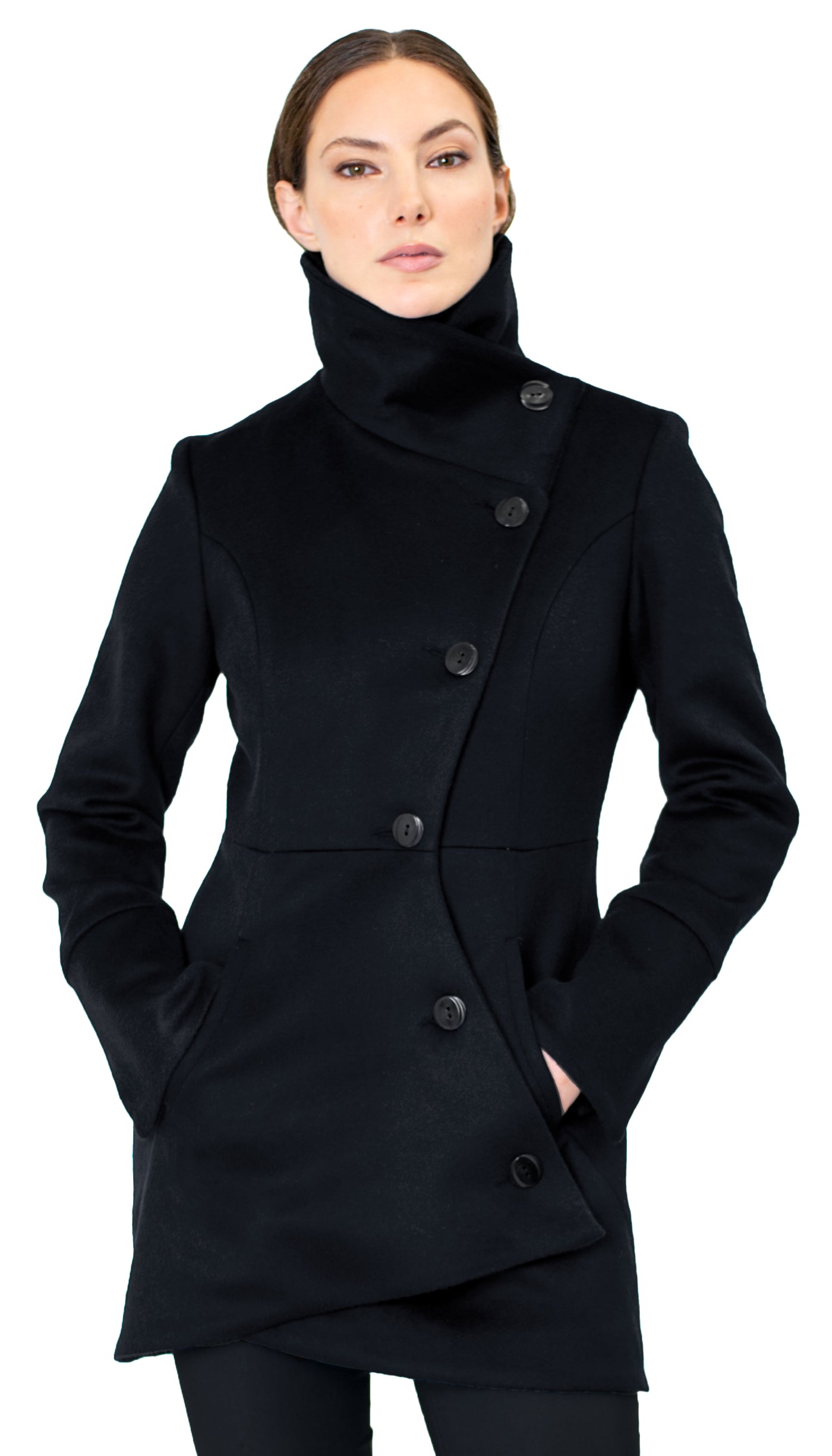Swerve PeaCoat / Black