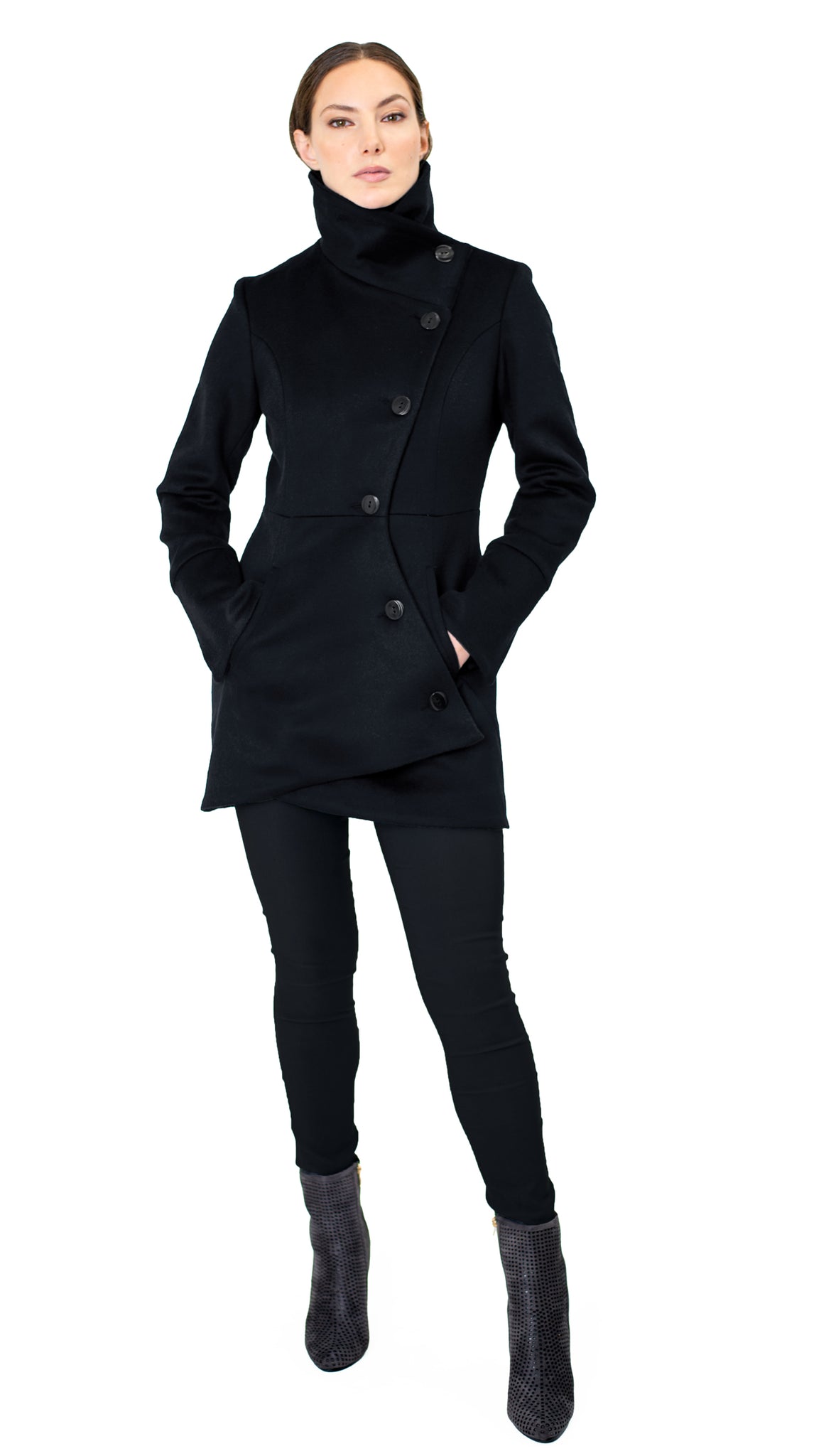 Swerve PeaCoat / Black