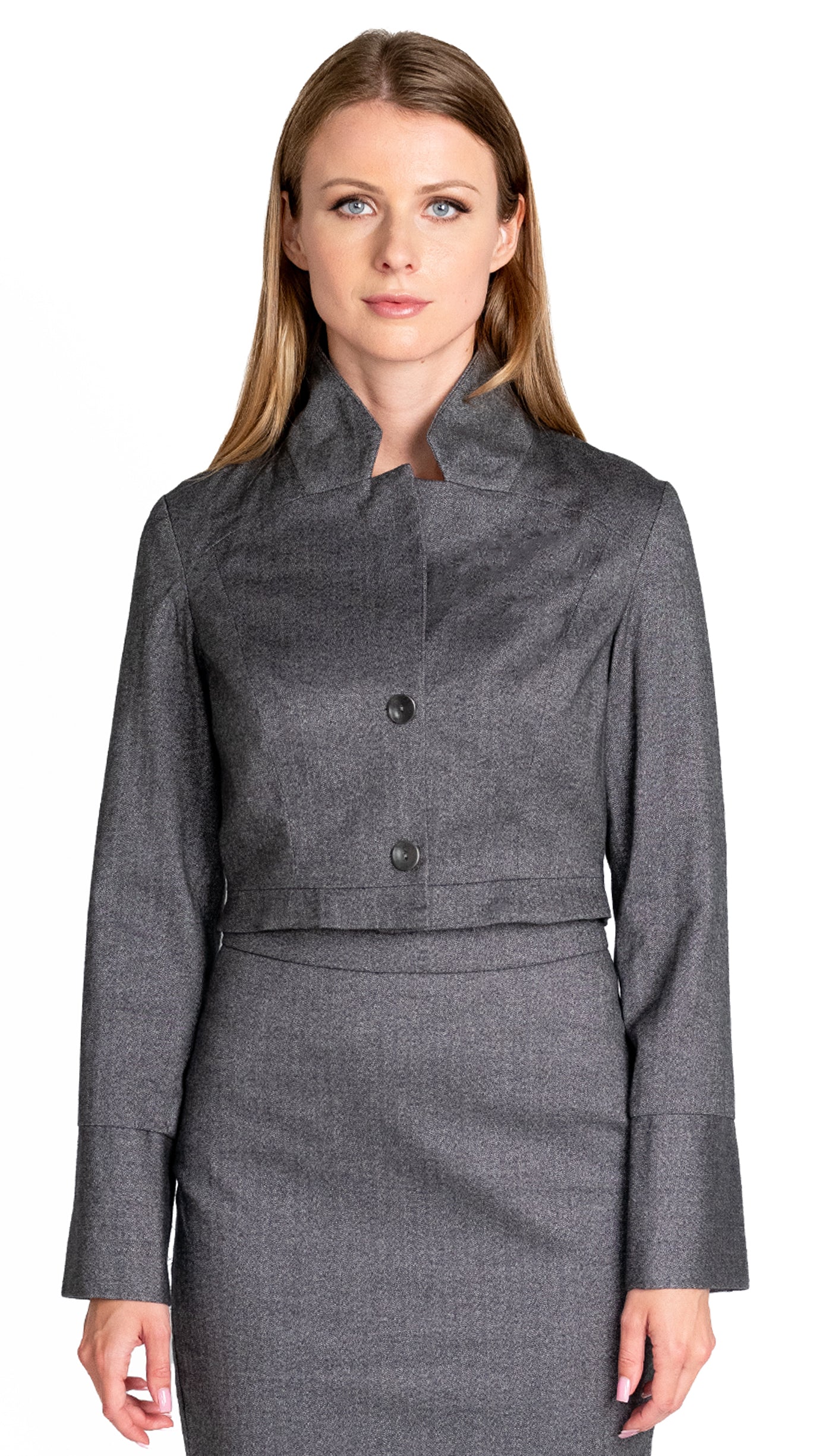 Minimal Cropped Blazer