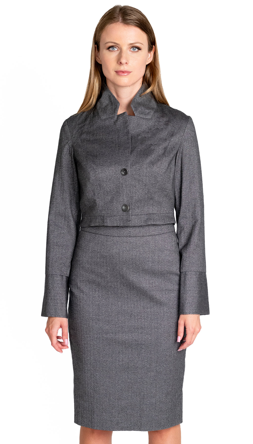 Minimal Cropped Blazer