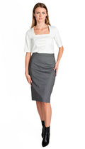 Minimal Curved Sideseam Skirt