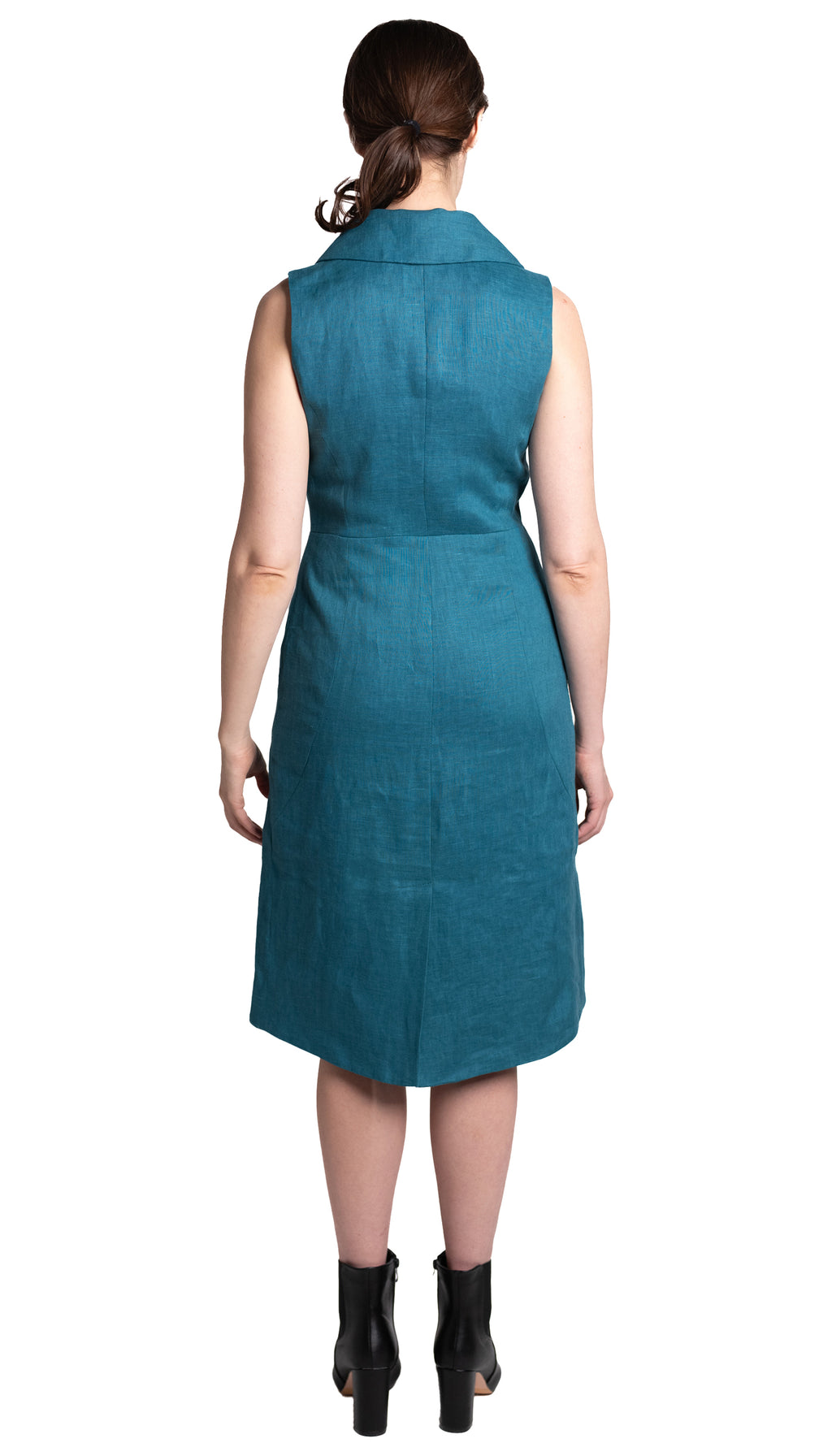 Linen Swerve Vest Dress