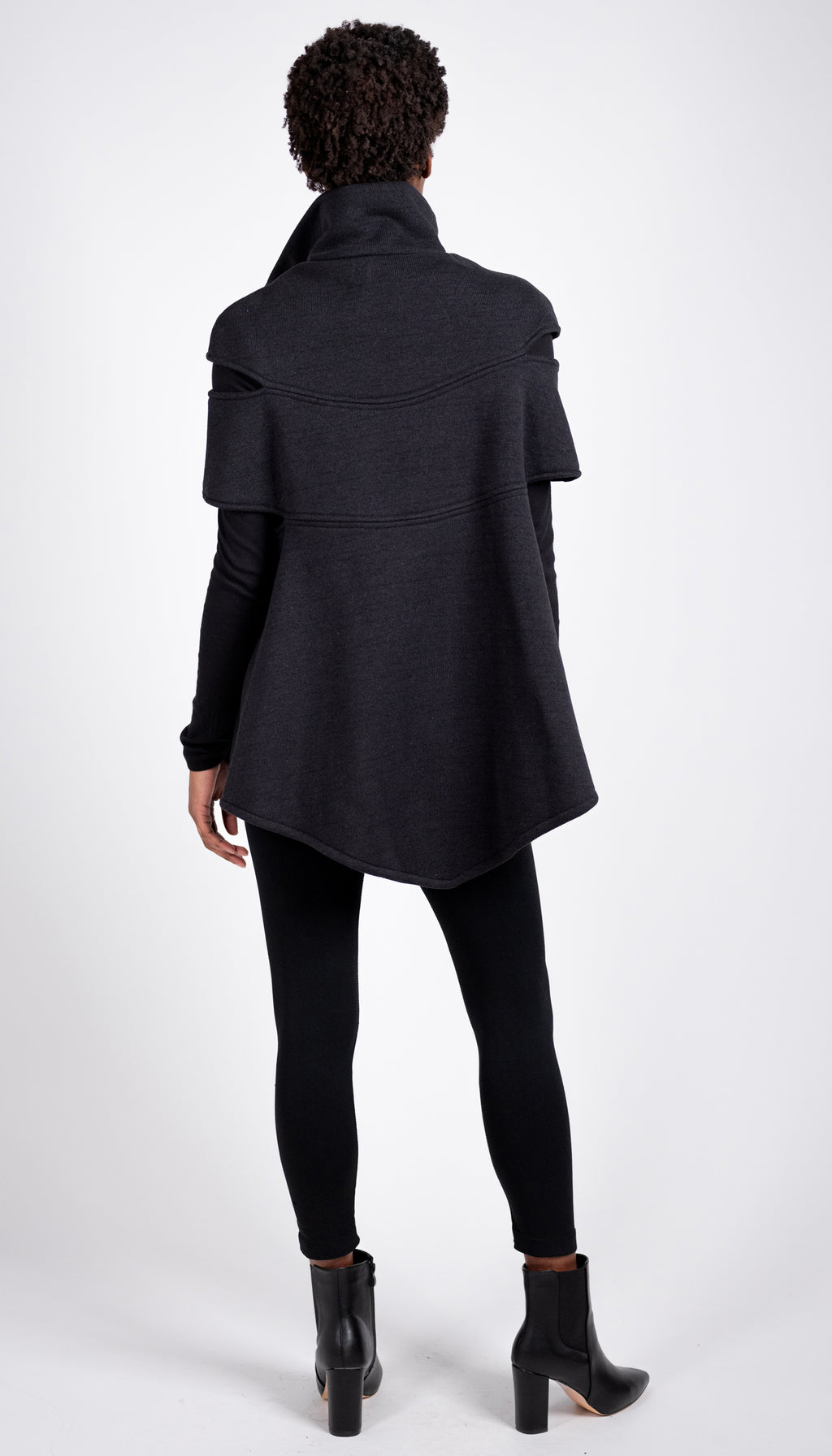 Convertible Cape/ Vest Sweater Fleece