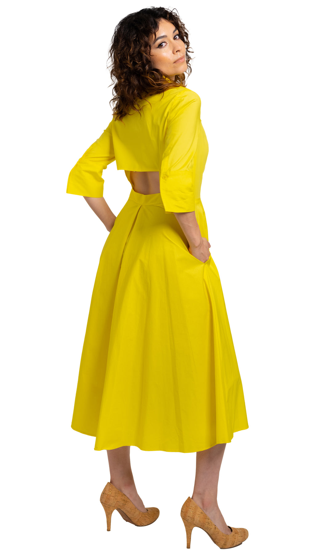 Valeria ShirtDress/ Sunflower Yellow