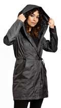 Convertible Cowl Hood Lt. Rain Jacket