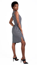 Classic Cut Out Dress /Varied Stitch Texture