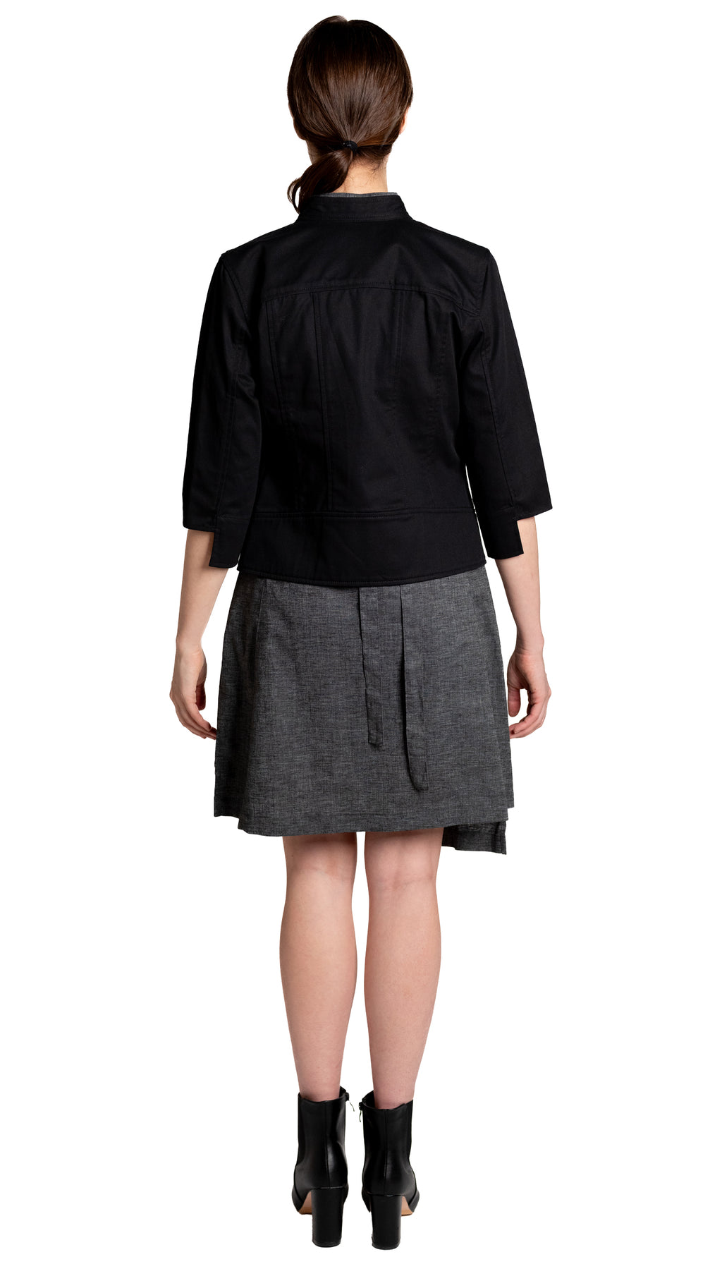 Non-Jean, Jean Jacket/ Organic Cotton Twill : Black