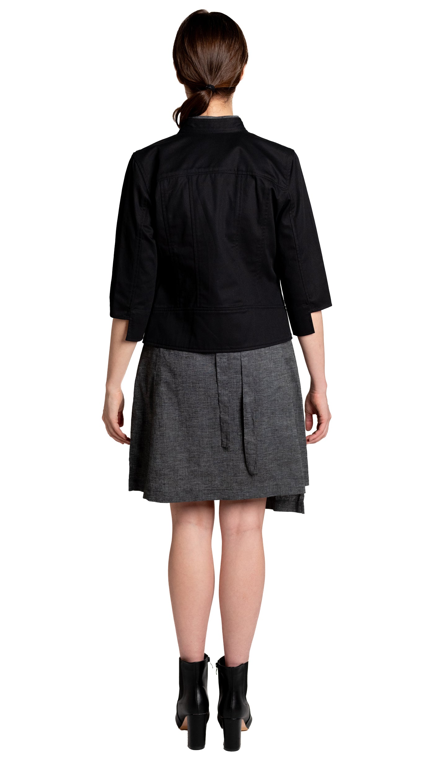 Non-Jean, Jean Jacket/ Organic Cotton Twill : Black