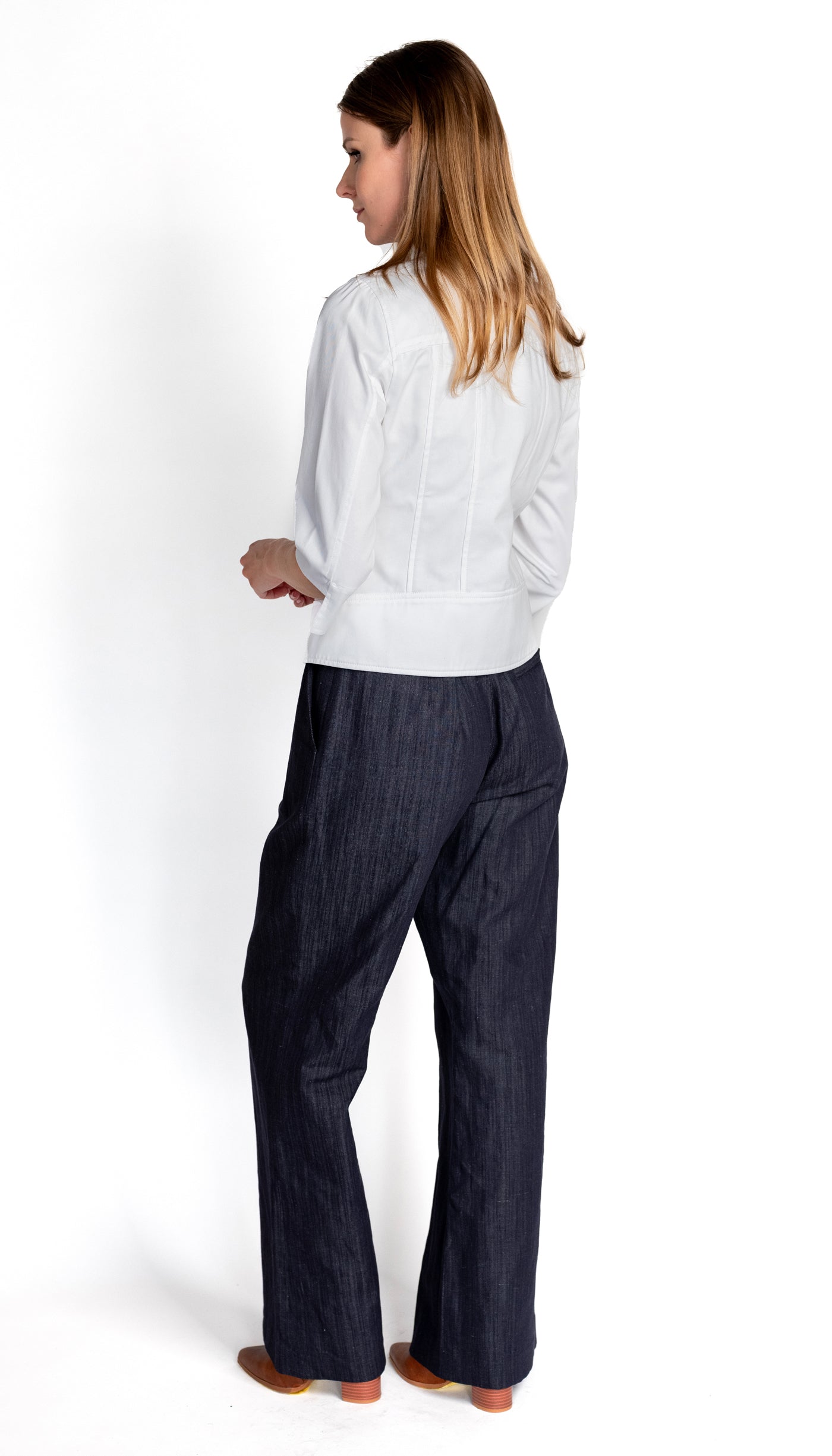 Non-Jean, Jean Jacket/ Organic Cotton Twill : White