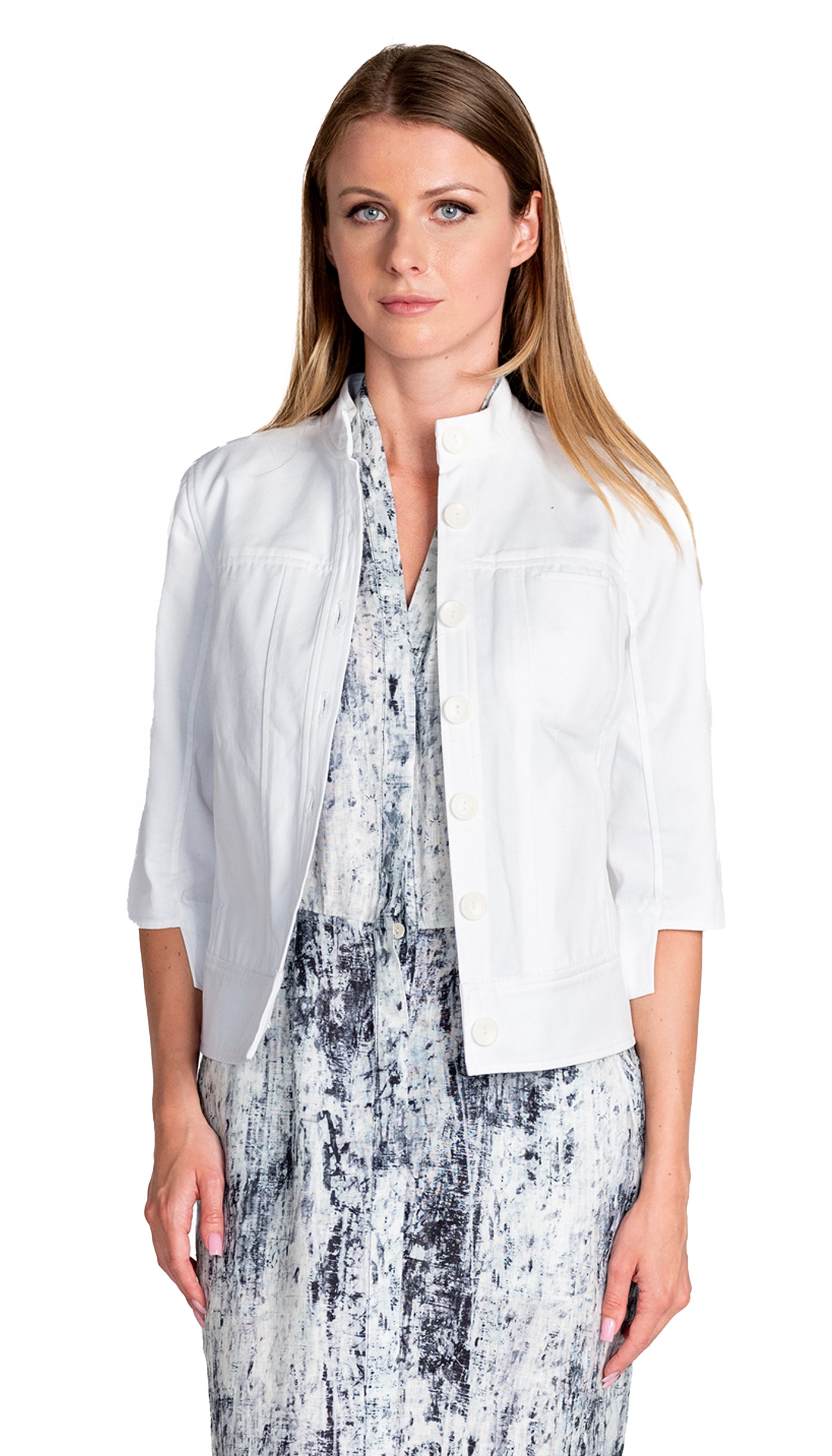 Non-Jean, Jean Jacket/ Organic Cotton Twill : White