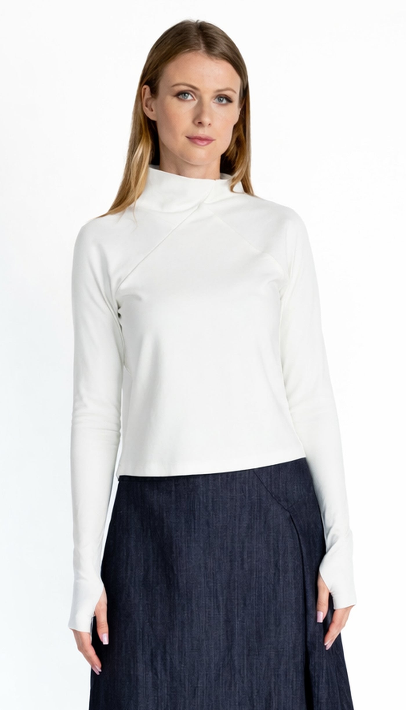 Long Sleeve Mock Top