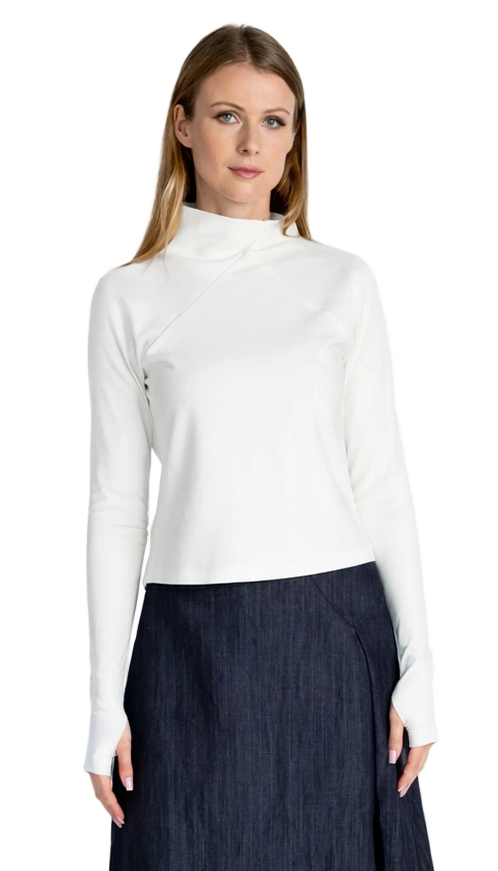 Long Sleeve Mock Top