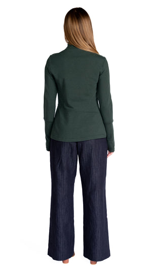 NV Button Front Organic Sweatshirt