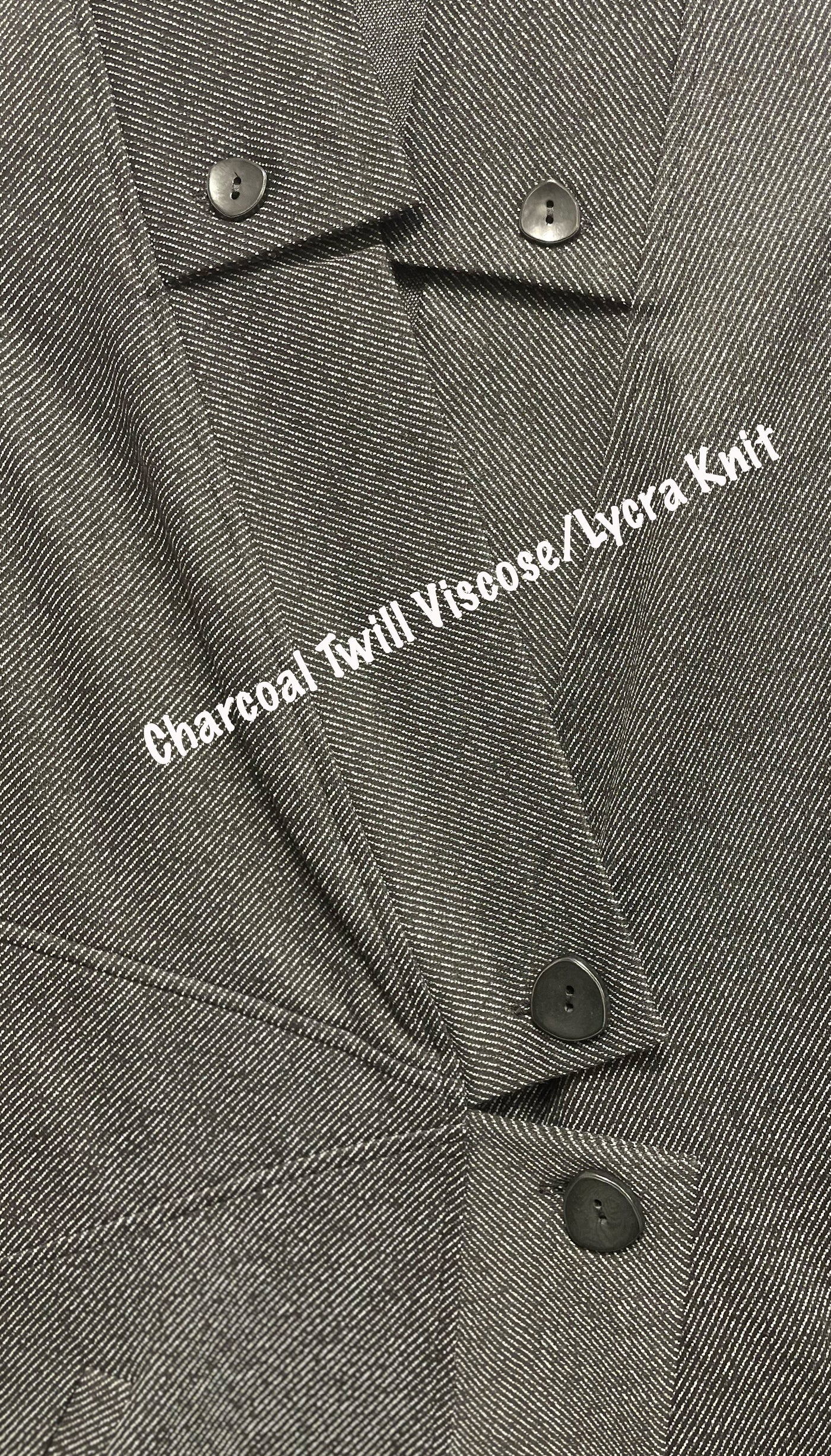 Double Collar Sweater Vest/ Viscose
