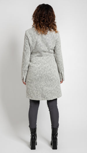 Swerve Coat/ Cloud/ Cotton/ Wool Novelty Texture