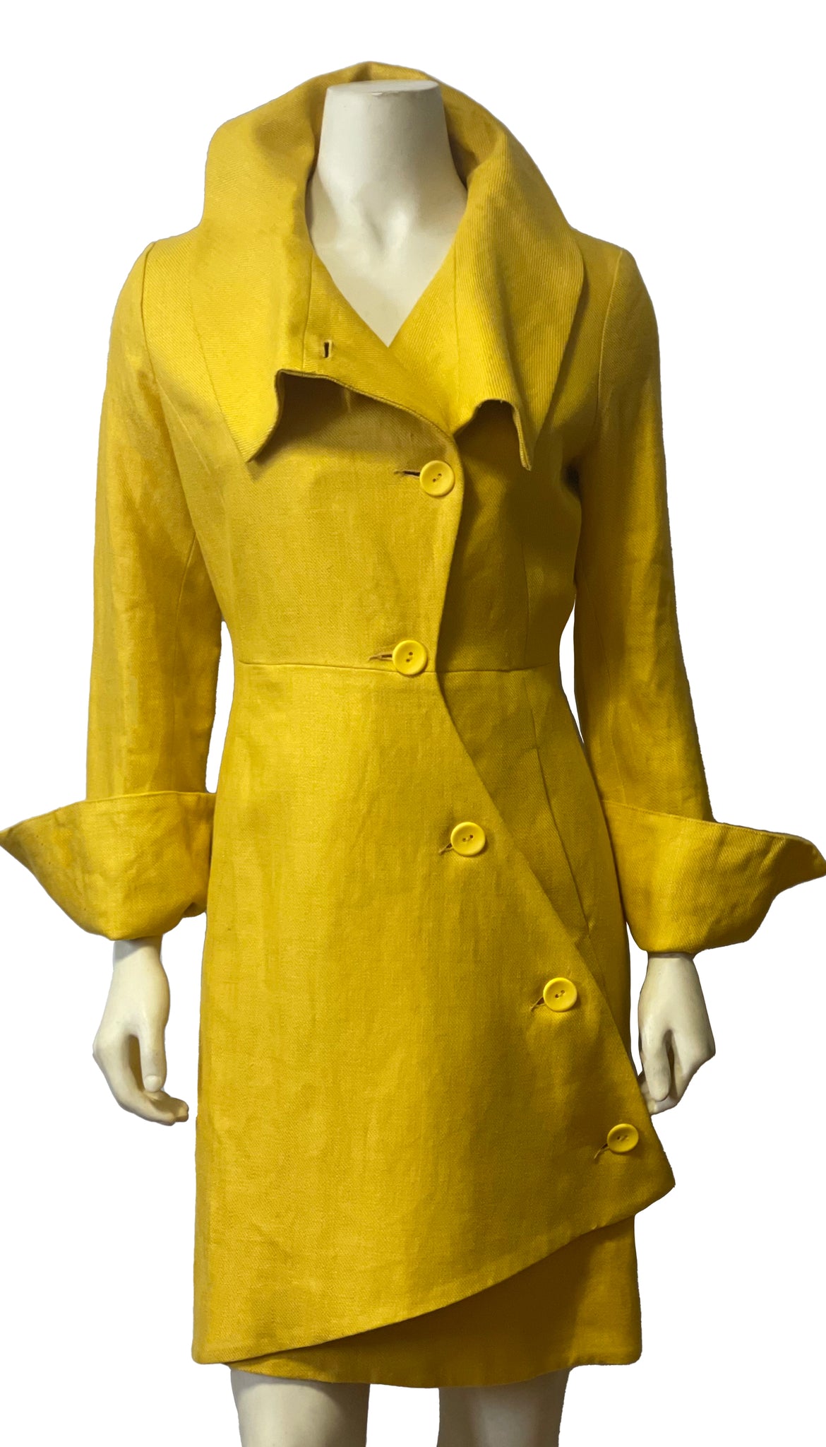 Swerve Jacket / Linen Twill / Sunflower Yellow