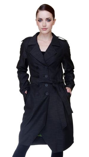 Water Repellant Trench Jacket