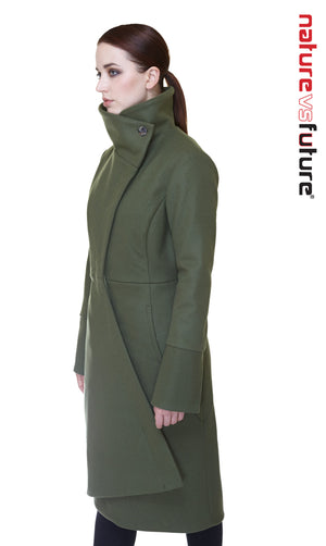 Swerve Thinsulate Quilted Maxi Coat / Grey