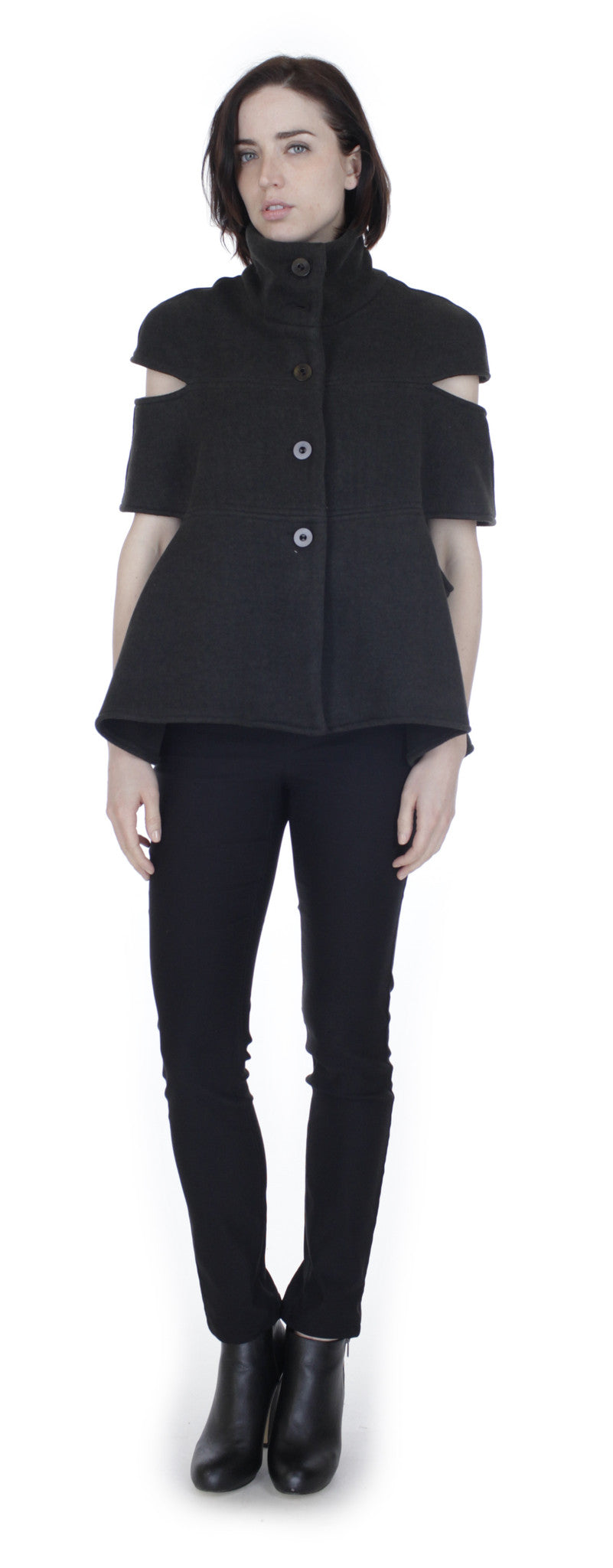 Capelet Mock Vest