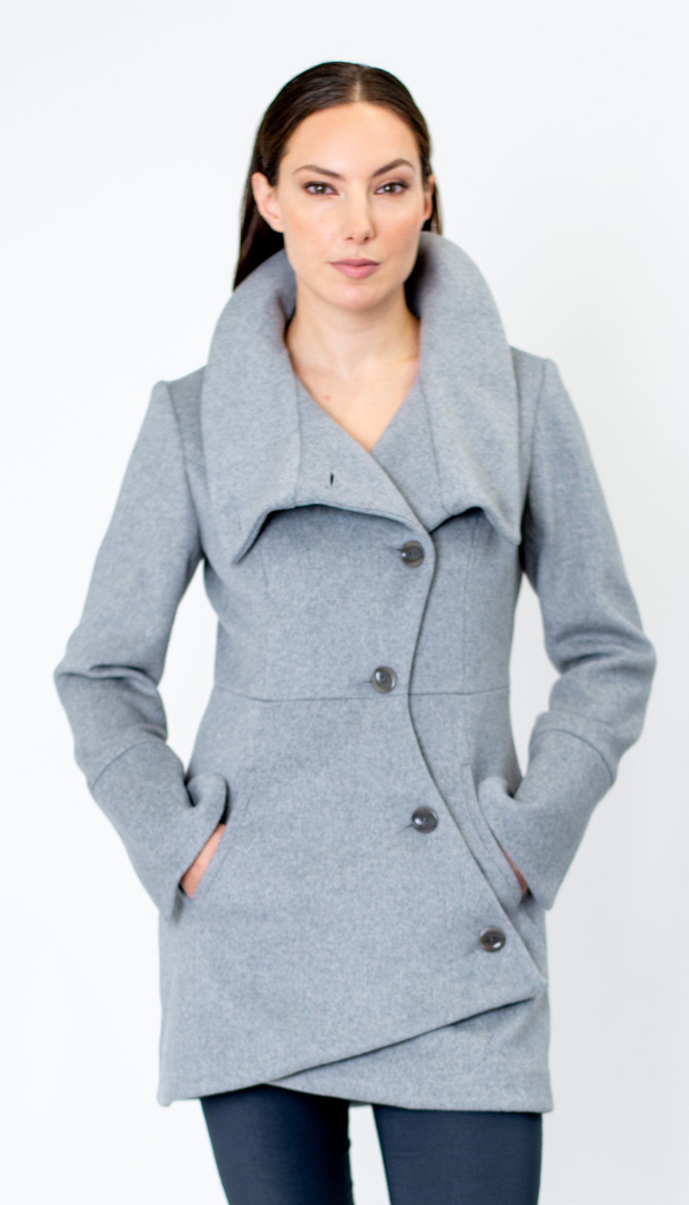 Swerve PeaCoat / Cloud Grey