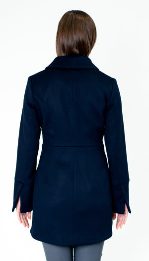 Swerve Coat / Navy / *Peacoat length *Relaxed fit