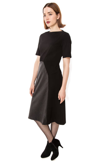 Elizabeth Fabric Block MIni Tunic Dress