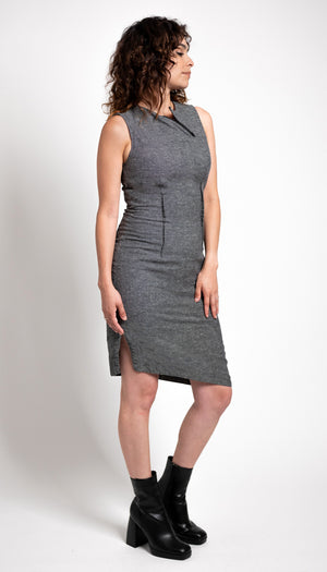 Classic Cut Out Dress /Varied Stitch Texture