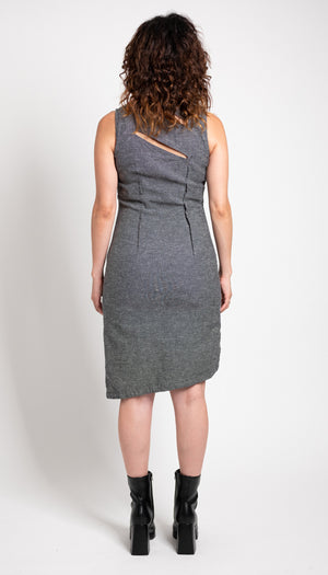 Classic Cut Out Dress /Varied Stitch Texture