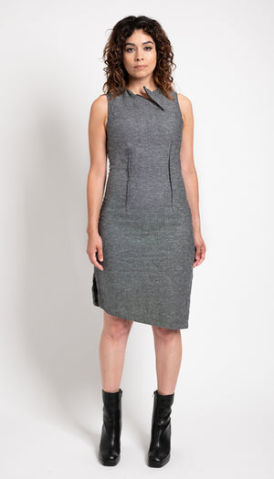 Classic Cut Out Dress /Varied Stitch Texture