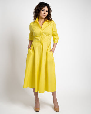 Valeria ShirtDress/ Sunflower Yellow