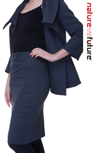 Asymmetrical Pieced Skirt